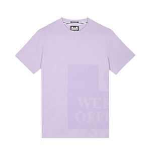 Weekend Offender Mens Ryan Large Prison Print T-Shirt / Purple